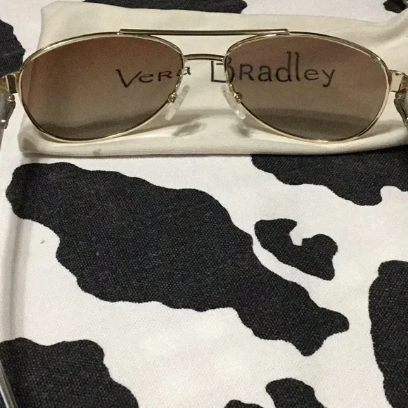 Vera Bradley Polarized Aviator Sunglasses - Picture 2 of 8